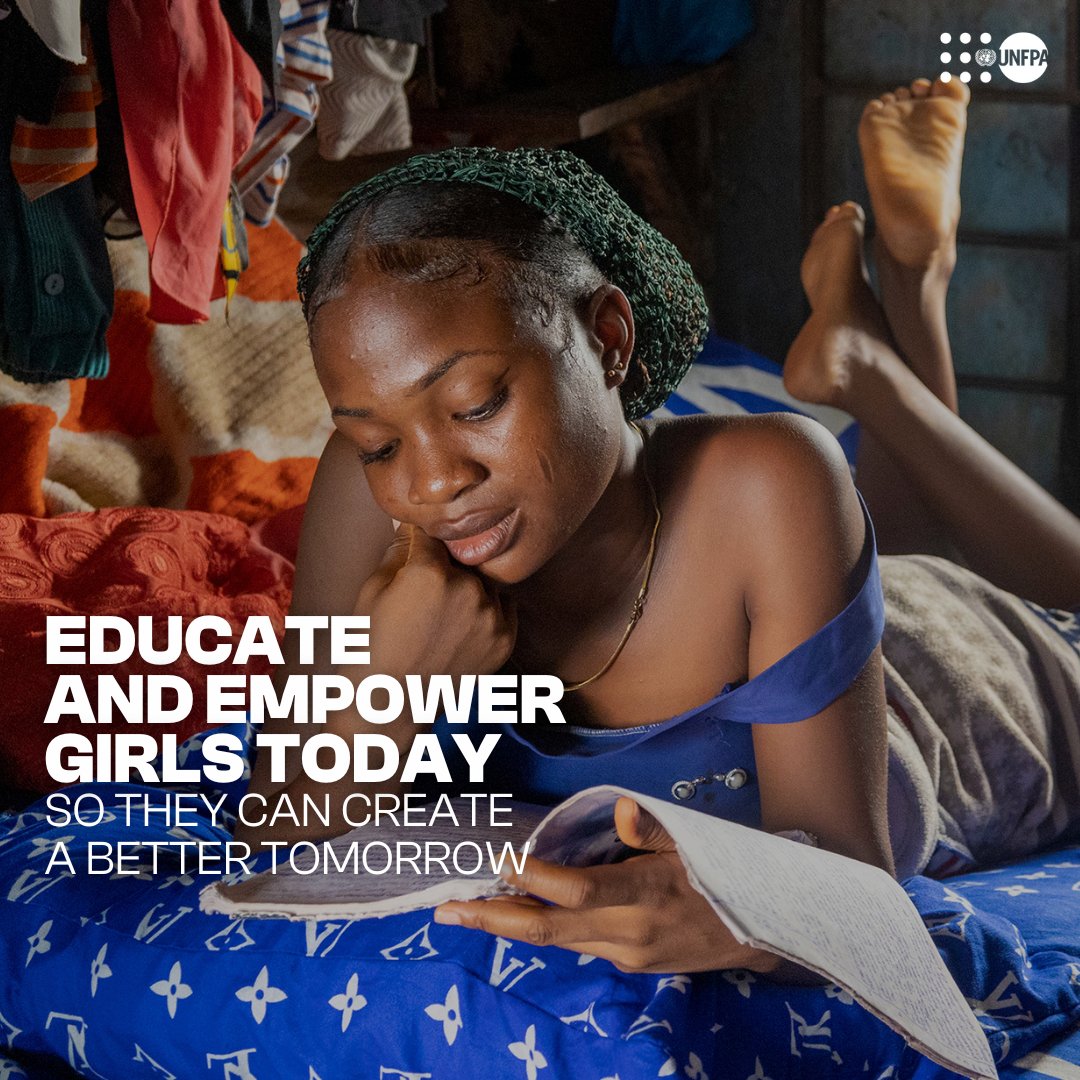 When girls are educated, they have the tools to build better lives, stronger communities, and a better tomorrow.

Let <a href="/UNFPA/">UNFPA</a> introduce you to 6 young women taking action to create a world where girls are empowered 👉🏿 unf.pa/6yw

#DayOfTheGirl #GlobalGoals