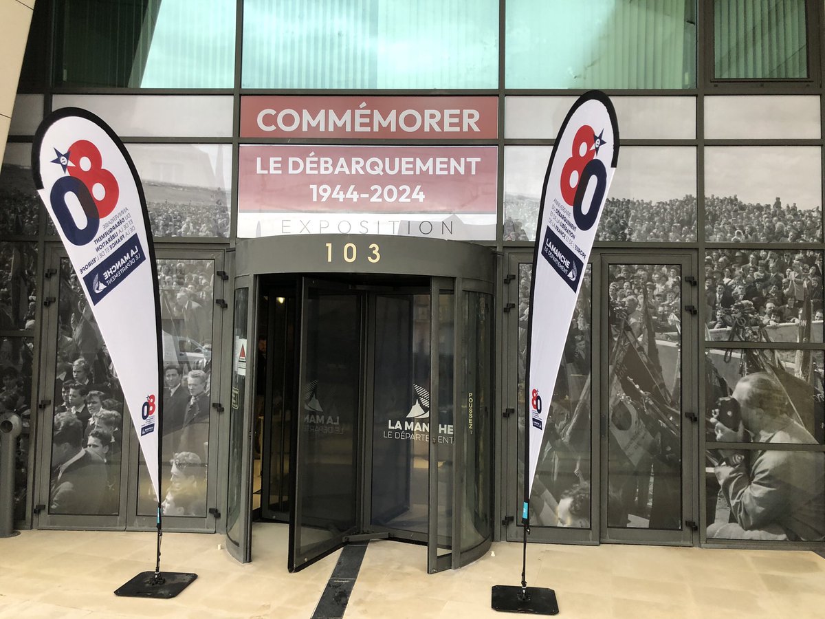 Le centenaire du Débarquement en Normandie #DDay100 ? On en parle aujourd’hui aux <a href="/ArchivesManche/">Archives de la Manche 📜</a> à Saint-Lô ! Merci au Département de la Manche et à @jeremieha pour l’invitation #DDay80 #DDay #2GM #WW2 #Histoire #Mémoire <a href="/RegionNormandie/">Région Normandie</a>