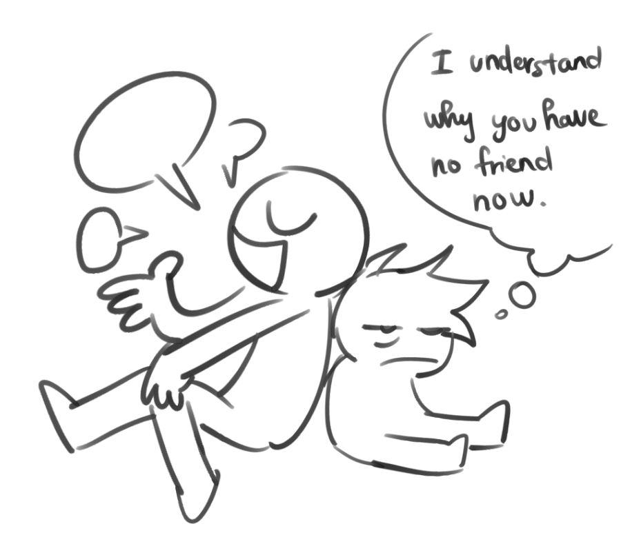 used to talk with adult back when i was a minor and i get why those ppl have no friends now 