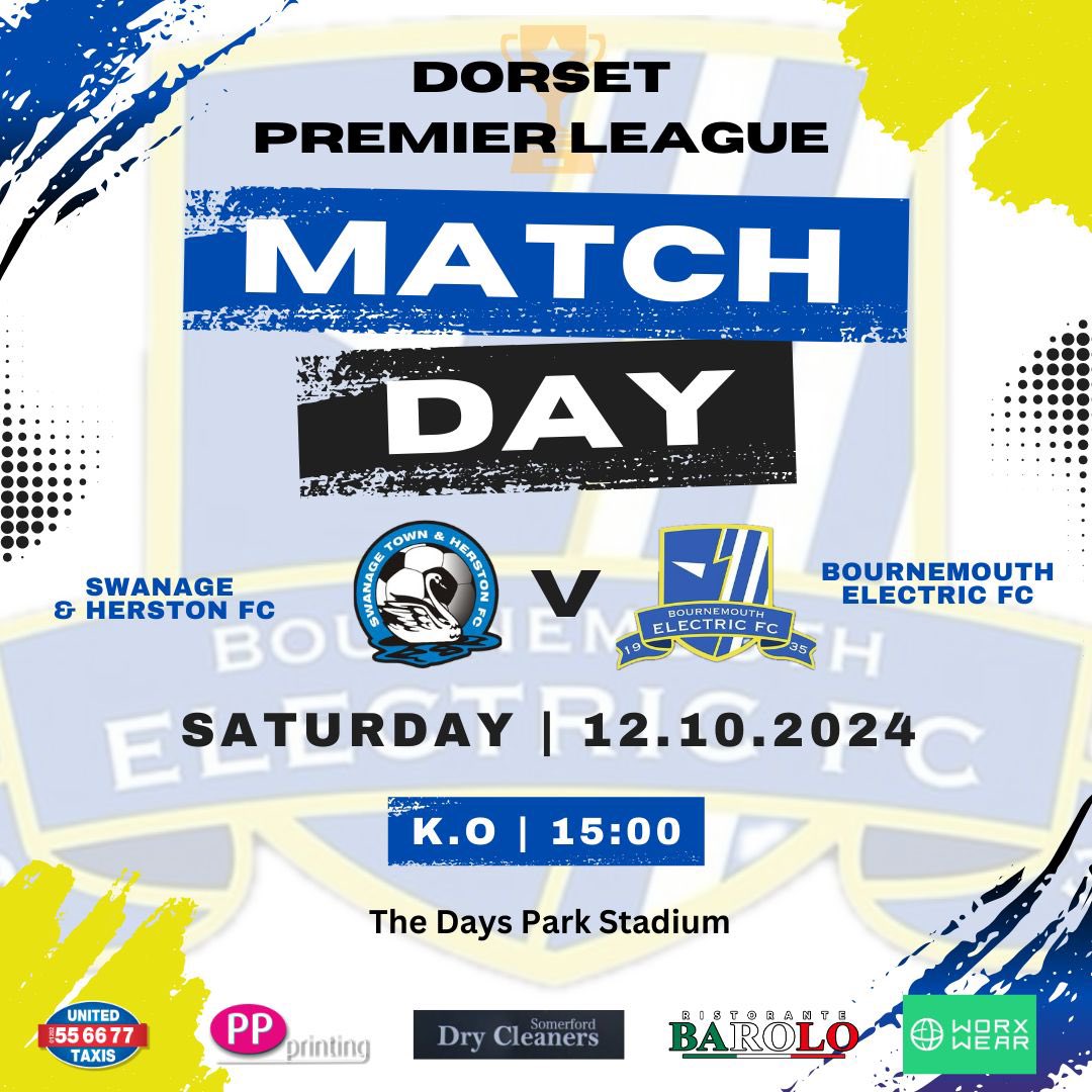 bmouth1electric's tweet image. The reserves our home today vs @WoolUnitedFC and the dev team home to @MerleyCobhamFC which leaves the 1st team with a tough game away to @SwanageFC good luck everyone! 
Remember the club is open for live football, drinks and the clubs new food menu! Dont miss out! ⚡️