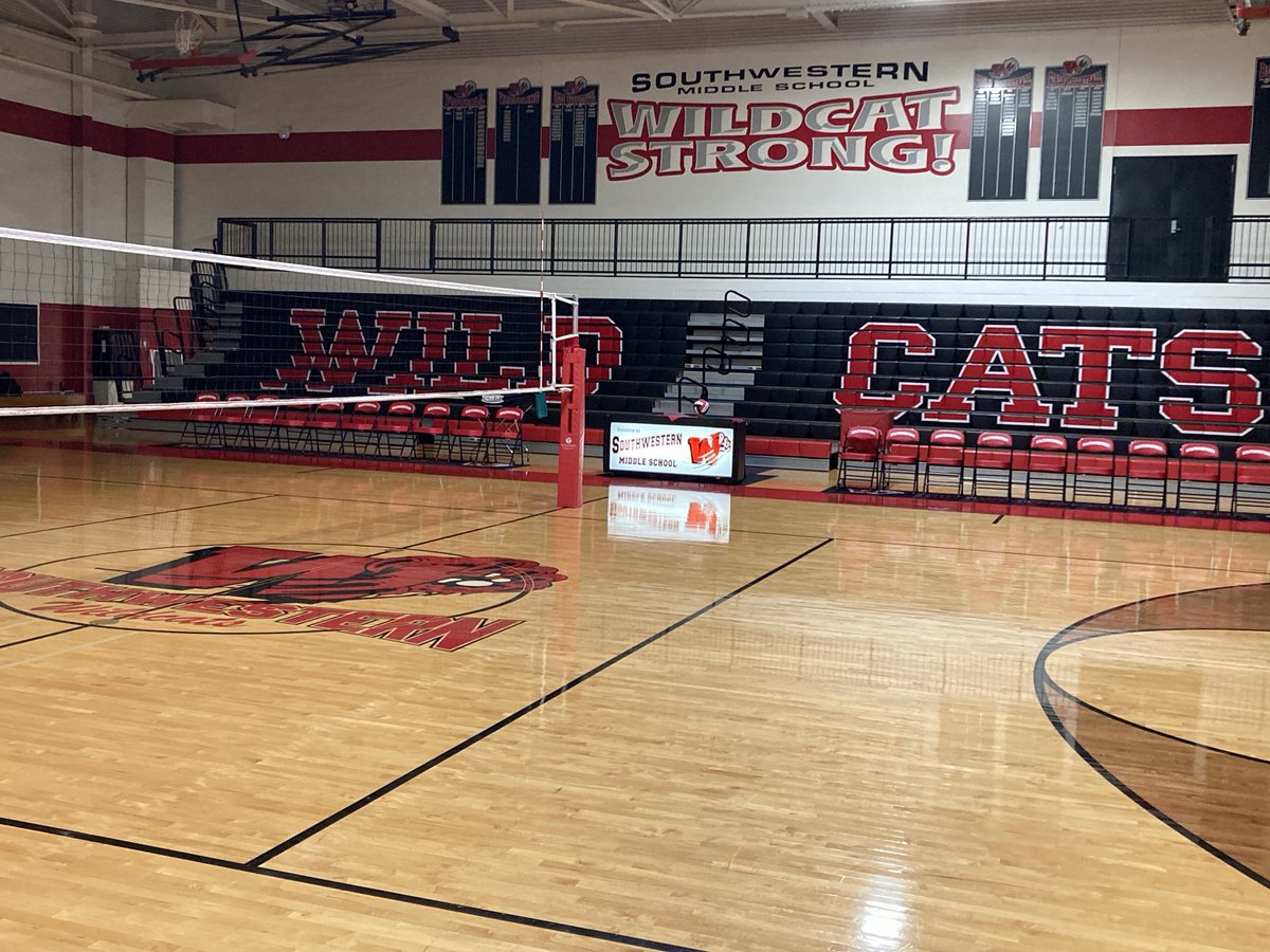 All set and ready to go for 2024 TSC 8th Grade Girls Volleyball Tournament.  Good Luck to all the teams. ⁦<a href="/WeaRidgeMS/">Wea Ridge Middle School</a>⁩ ⁦<a href="/WMS_Mustangs/">Wainwright Middle School</a>⁩ Battle Ground ⁦<a href="/EastTipp/">EastTippMiddleSchool</a>⁩ Klondike