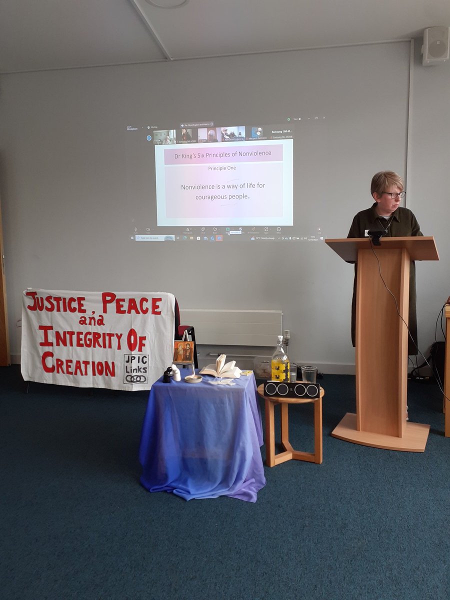 Gill Price (@gillianfc) on Twitter photo At jpic links conference with <a href="/paxchristiEW/">Pax Christi England and Wales</a> creating a culture of peace, living the non violent Gospel. Sr Katrina challenging us to look at non violent actions
#religioustogether #nunsoftwitter #bruvsoftwitter #nonviolence At jpic links conference with <a href="/paxchristiEW/">Pax Christi England and Wales</a> creating a culture of peace, living the non violent Gospel. Sr Katrina challenging us to look at non violent actions
#religioustogether #nunsoftwitter #bruvsoftwitter #nonviolence