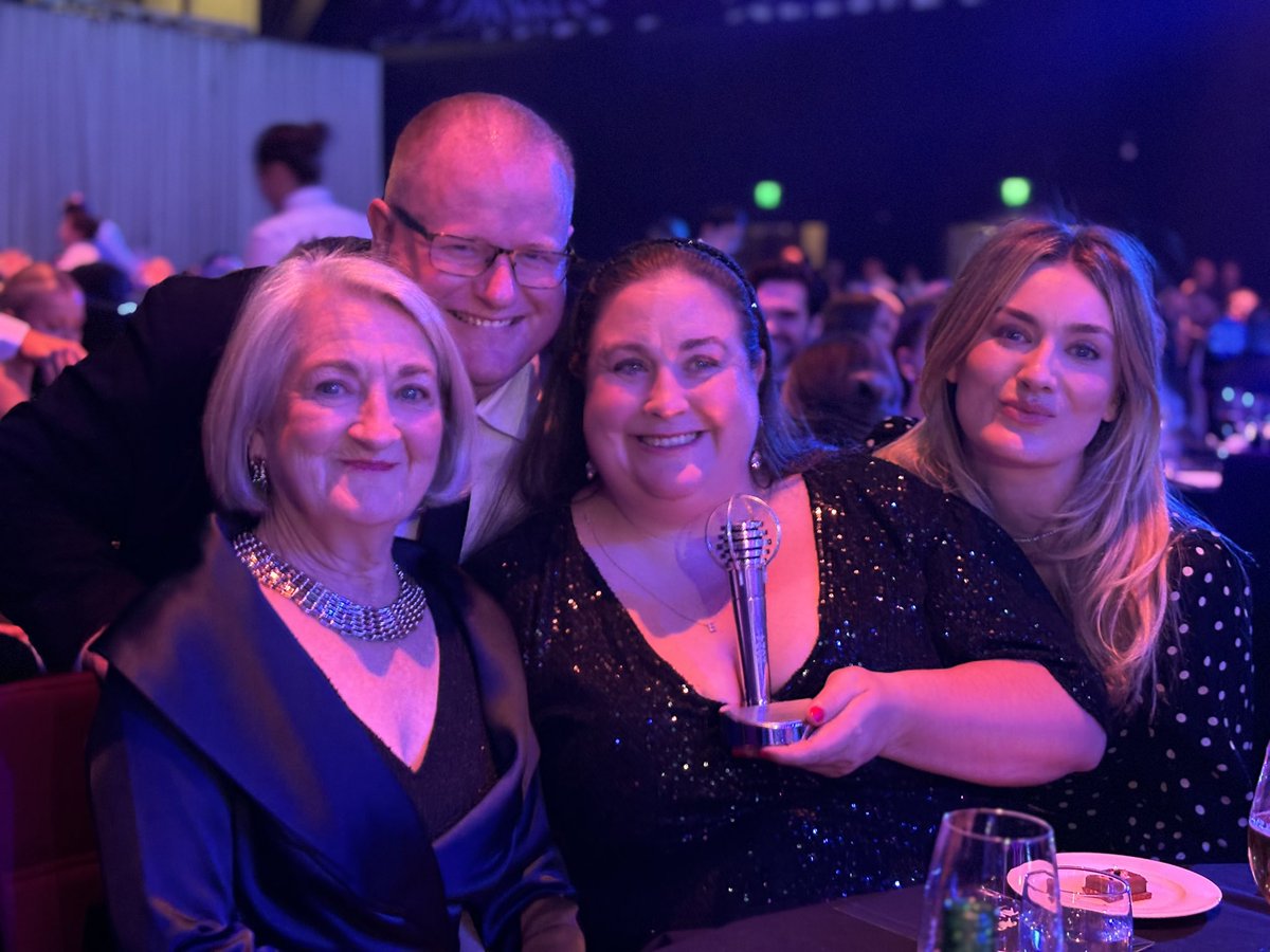 The most special moment of the night.

David ‘Thirsty’ Morrow is named best sports presenter at the Australian Commercial Radio Awards.

I am honoured to sit alongside Davey’s wife Kristine and his two daughters, Emily and Lucy.

Rest In Peace Davey.