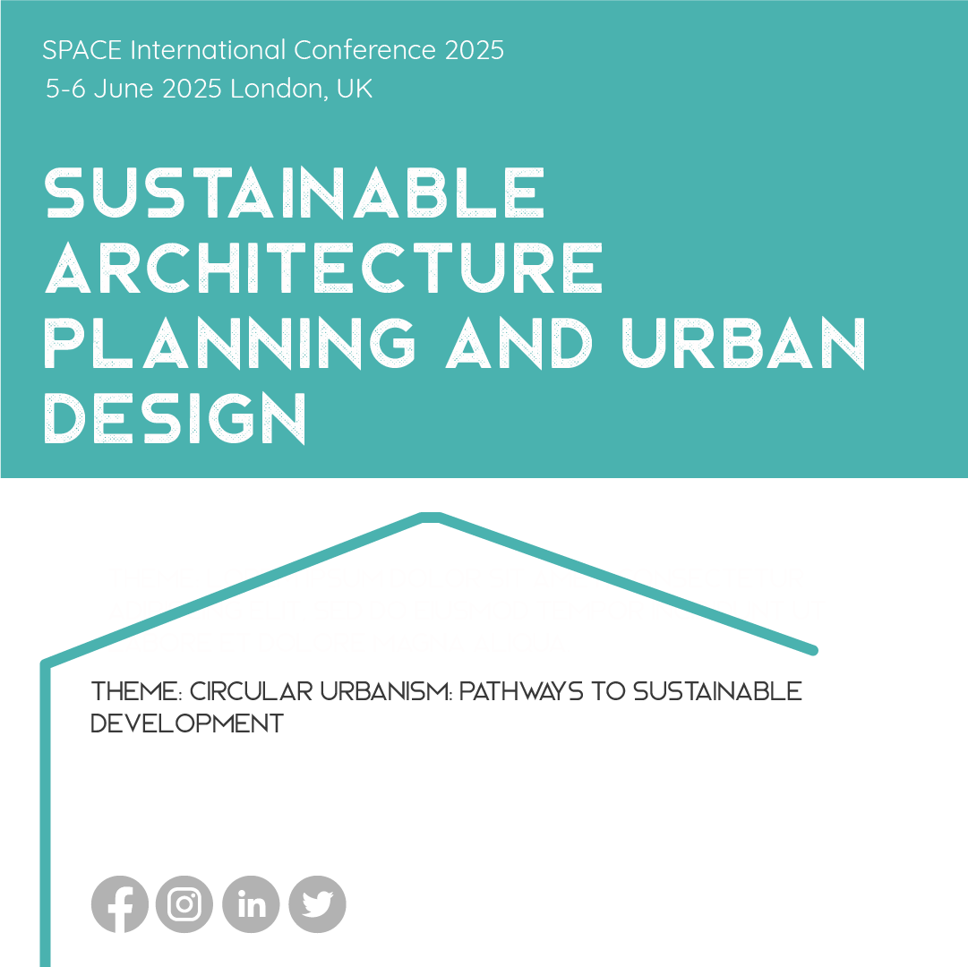 Space_Studies's tweet photo. Call for Papers: 8th SPACE International Conference 2025 on Sustainable Architecture, Planning, and Urban Design

We are excited to announce the 8th edition of the SPACE International Conference 2025, focusing on the theme “Circular Urbanism: Pathways to Sustainable Development.”

This conference will bring together leading architects, urban planners, designers, researchers, and professionals to explore innovative strategies and solutions for building more resilient, adaptive, and sustainable cities.

What will be discussed?

🔄 Circular urbanism and its potential for transforming cities.
🏛️ Adaptive reuse of heritage and existing buildings for sustainable development.
🌱 Sustainable materials and their role in reducing environmental impact.
🌆 Designing climate-resilient cities and addressing the challenges of global urbanisation.
🌳 Innovations in green infrastructure, energy efficiency, and sustainable urban communities.
Submit your abstract!
📅 Conference Dates: 5-6 June 2025 (Hybrid Event: London & Online)
📝 Abstract Submission Deadline: 28 February 2025
📧 Submit your abstract and join the conversation: https://t.co/W0IdXn5c8O
Whether you’re a researcher, professional, or industry leader, this is your opportunity to showcase your work and contribute to a more sustainable and circular urban future.
Let’s come together to reimagine the future of cities! 🌍🏙️

#CallForPapers #SustainableArchitecture #CircularUrbanism #UrbanDesign #ClimateResilience #Sustainabi