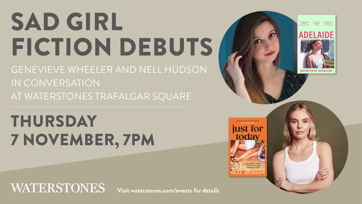 Aria Fiction (@ariafiction) on Twitter photo This November, join us at <a href="/WaterstonesTraf/">Waterstones Trafalgar Sq.</a> for a very exciting event with <a href="/geeewheeler/">Genevieve Wheeler</a> and Nell Hudson discussing #AdelaideBook 💕
Check out the event details here 👉 bit.ly/3z2AV2a This November, join us at <a href="/WaterstonesTraf/">Waterstones Trafalgar Sq.</a> for a very exciting event with <a href="/geeewheeler/">Genevieve Wheeler</a> and Nell Hudson discussing #AdelaideBook 💕
Check out the event details here 👉 bit.ly/3z2AV2a