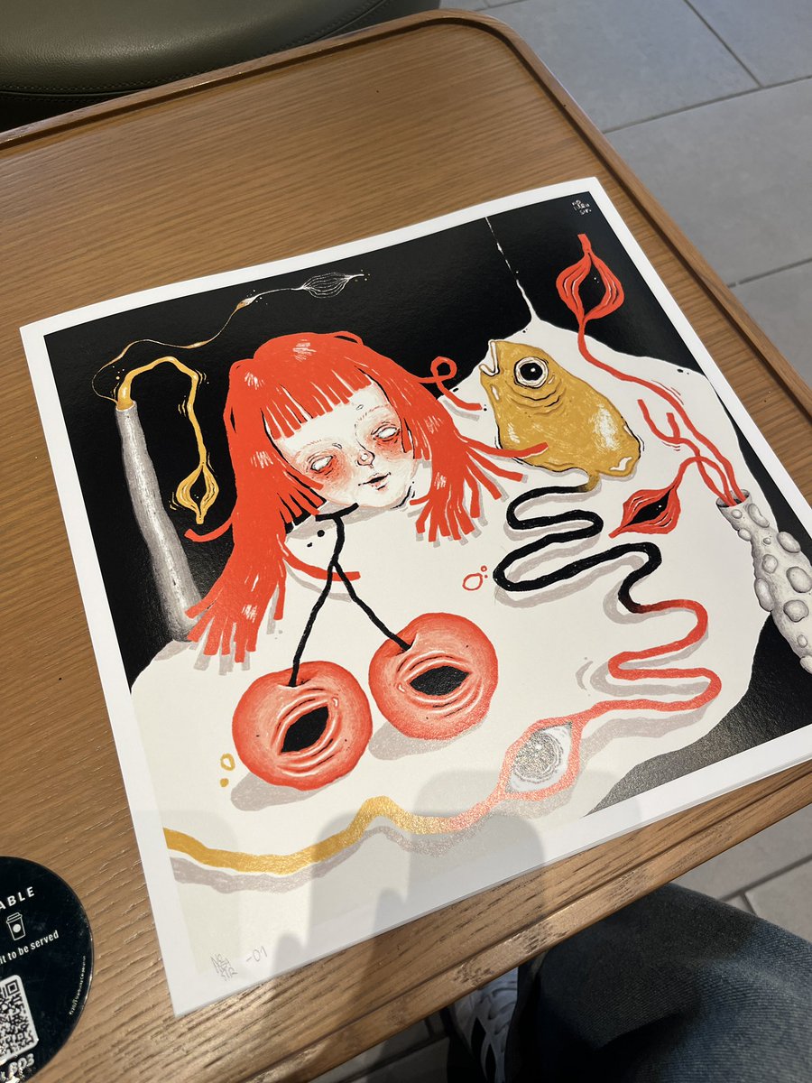 Just wanted more time ❤️#noideasir #artcollector #illusrtation #artprints