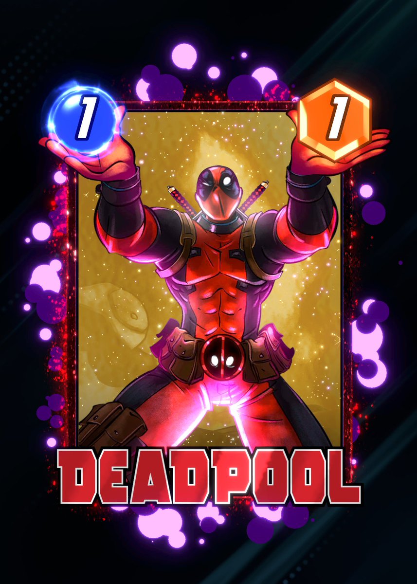_ydde's tweet photo. @MARVELSNAP #marvelsnapshot Deadpool ☠️ https://t.co/d2Gg58sgwc