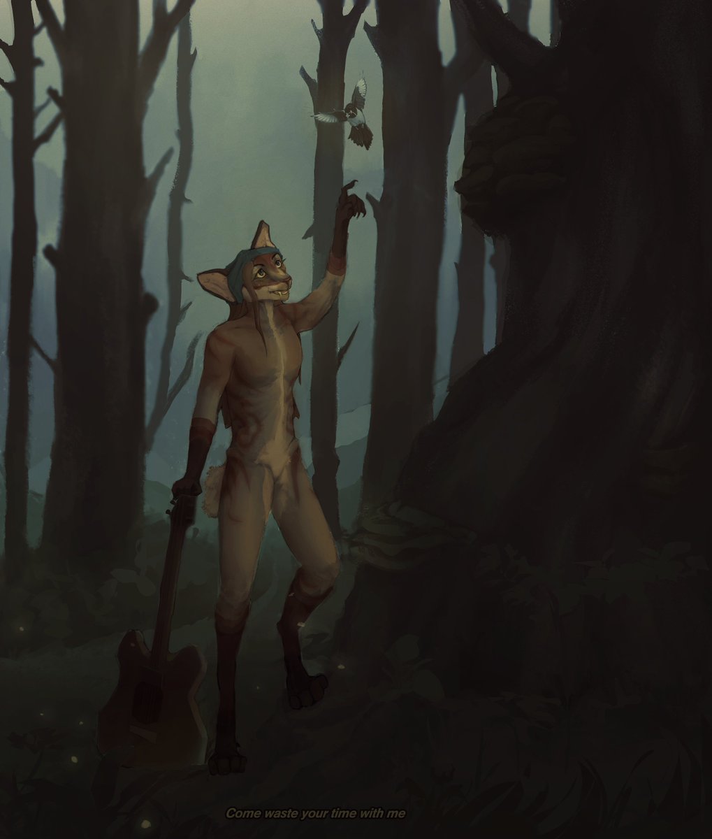 Amqiart's tweet photo. Forest illustrationee 🤌 https://t.co/TQaevsb5mG