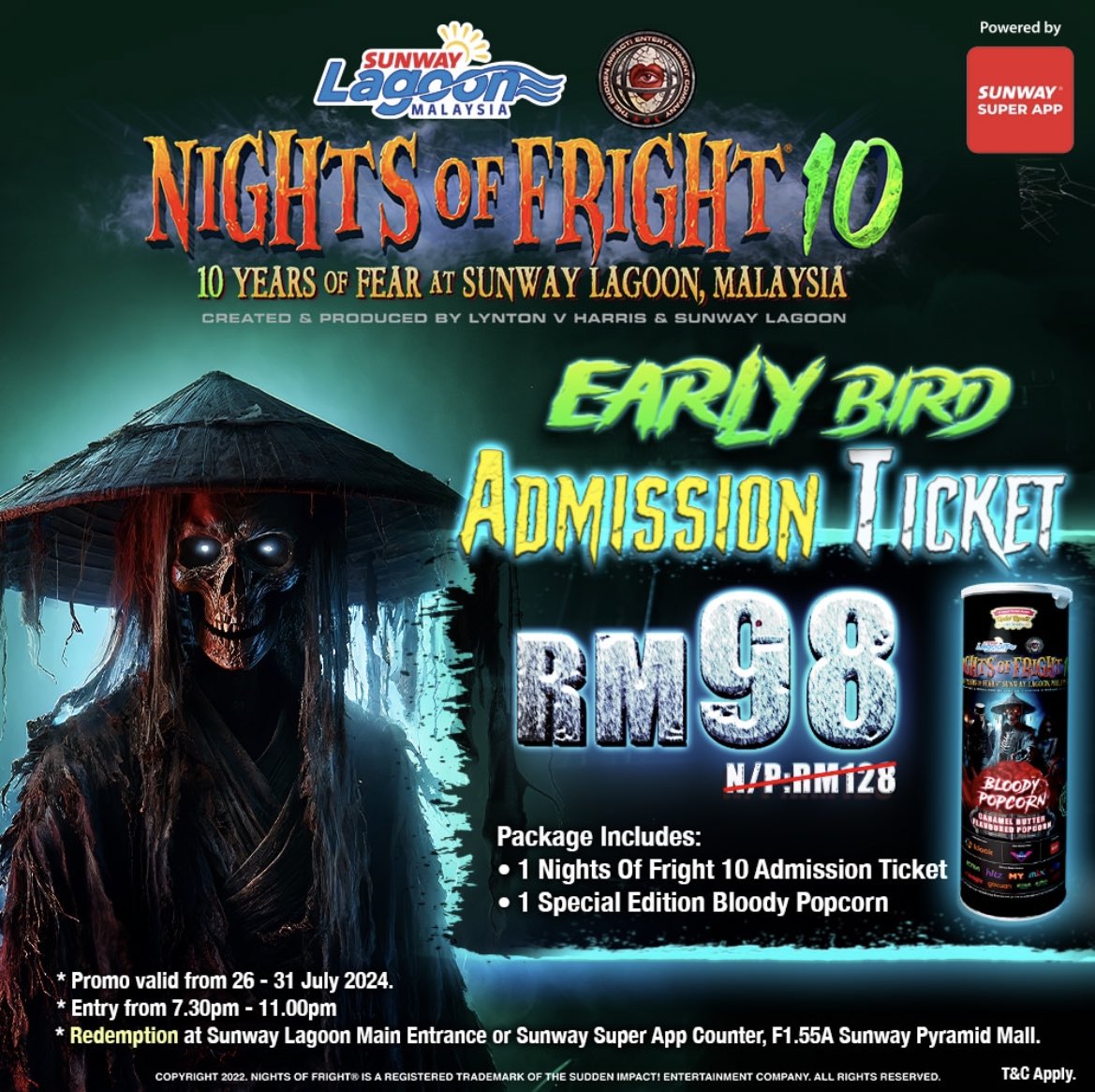 thinkaboutkyuu's tweet photo. WTS NOF 10 Early Bird Ticket
RM98 each , 2 tickets available
early bird passes don't include the Devil's Horn, but I have a few extra horns for you :)
#nightoffright10 #nof10 #sunwaylagoon
#nightoffright #nof https://t.co/c1jWY9uEkB