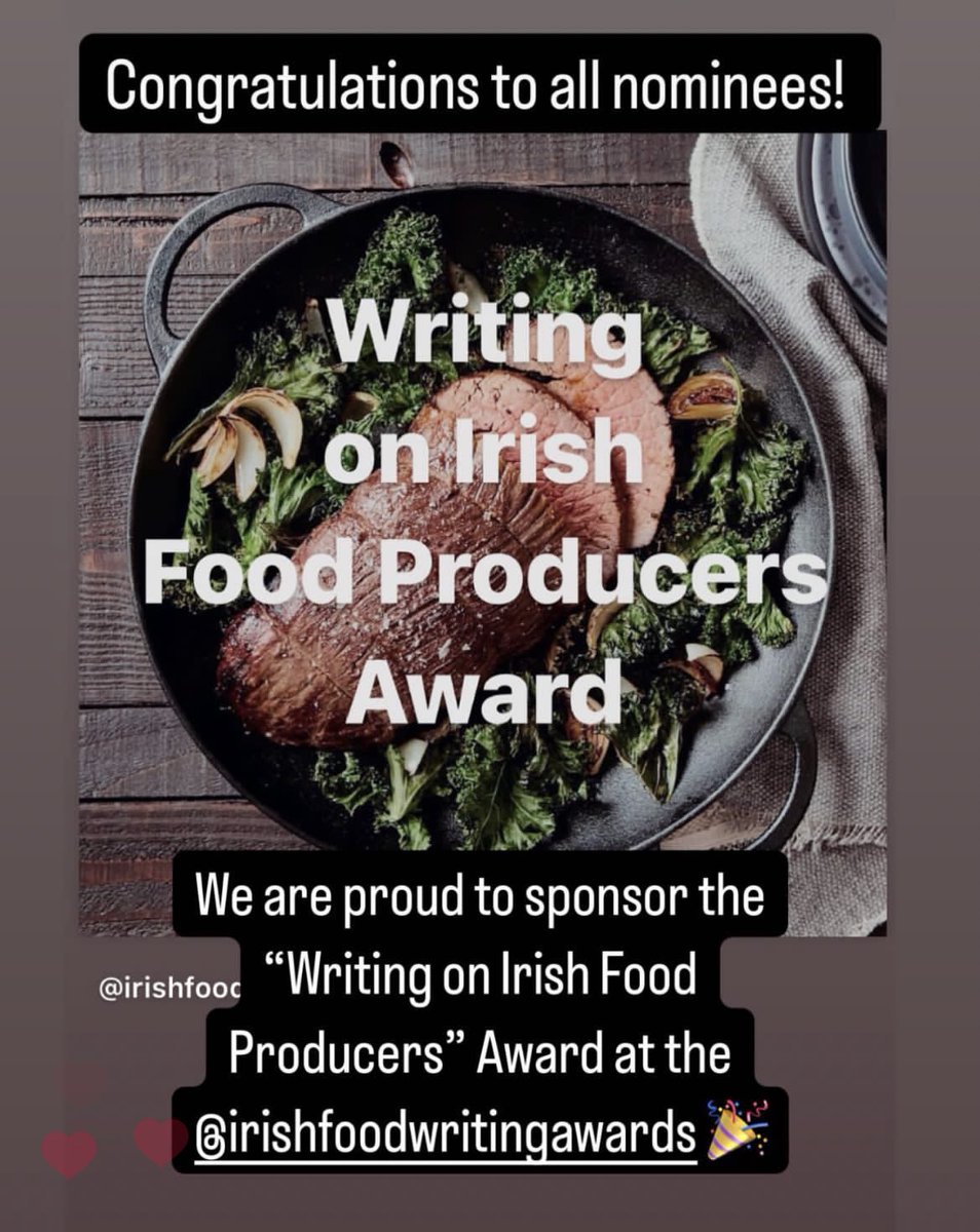 The Irish Food Writing Awards🇺🇦🇵🇸 (@irish_writing) on Twitter photo Thanks <a href="/IrishAngusBeef/">Certified Irish Angus</a> for supporting great food writing on Irish farmers and food producers 👏🏻👏🏻🏆 #IFWA24 Thanks <a href="/IrishAngusBeef/">Certified Irish Angus</a> for supporting great food writing on Irish farmers and food producers 👏🏻👏🏻🏆 #IFWA24