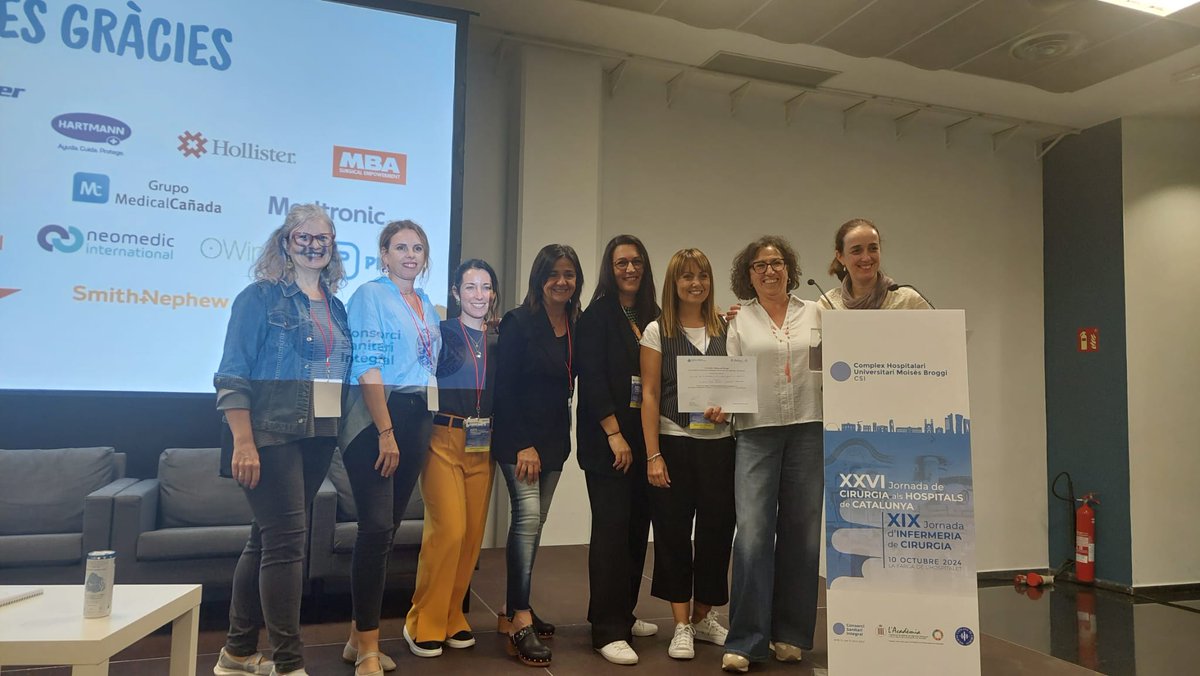 1er premi a la comunicació infermera a les XXVI Jornada de Cirurgia als Hospitals de Catalunya i XIX Jornada d'Infermeria de Cirurgia 
<a href="/InfermeriaSPau/">Direcció Infermera Hospital de Sant Pau</a> <a href="/HospitalSantPau/">Sant Pau - Campus Salut Barcelona</a>