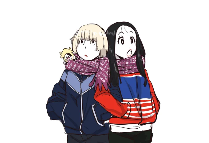 寒いねー 