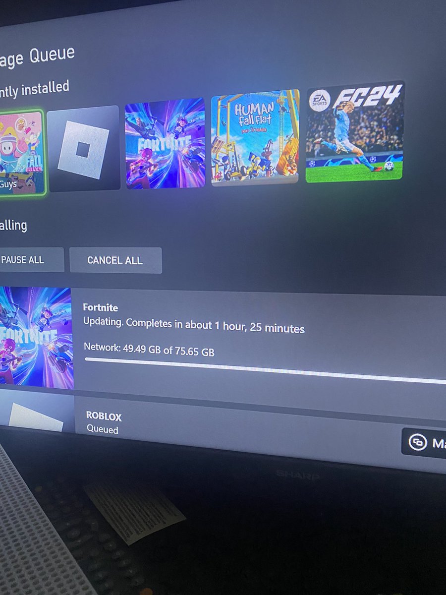 ItzP00F's tweet photo. Waiting for update 75gb 🙏 https://t.co/0aEuvJeahZ