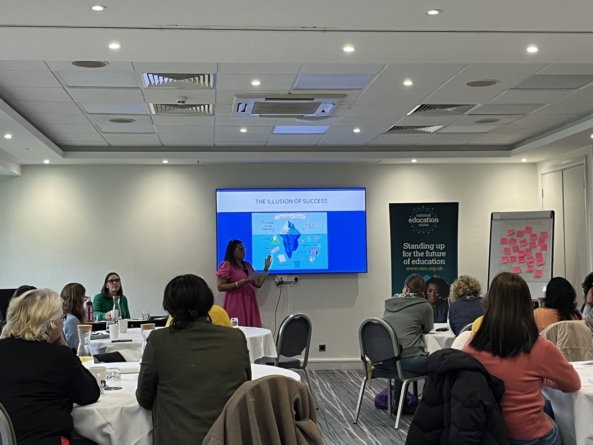 Lots of agreement for the Illusion of Success graphic. We all have lots going on beneath the surface, and it can affect how we are at work. Being kind and encouraging open communication really can work wonders #CPD #EducationMentalHealth