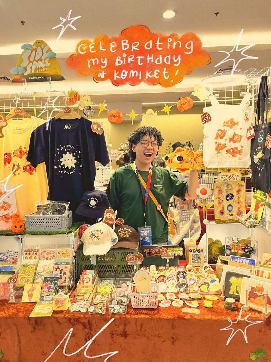 Here at Komiket table E9!

Really excited to show you new goodies that I brought first here at Komiket! ALSOOOO today is my birthdayyy and I am really happy that i get to celebrate it here 🤩

Feel free to drop by today until tomorrow!