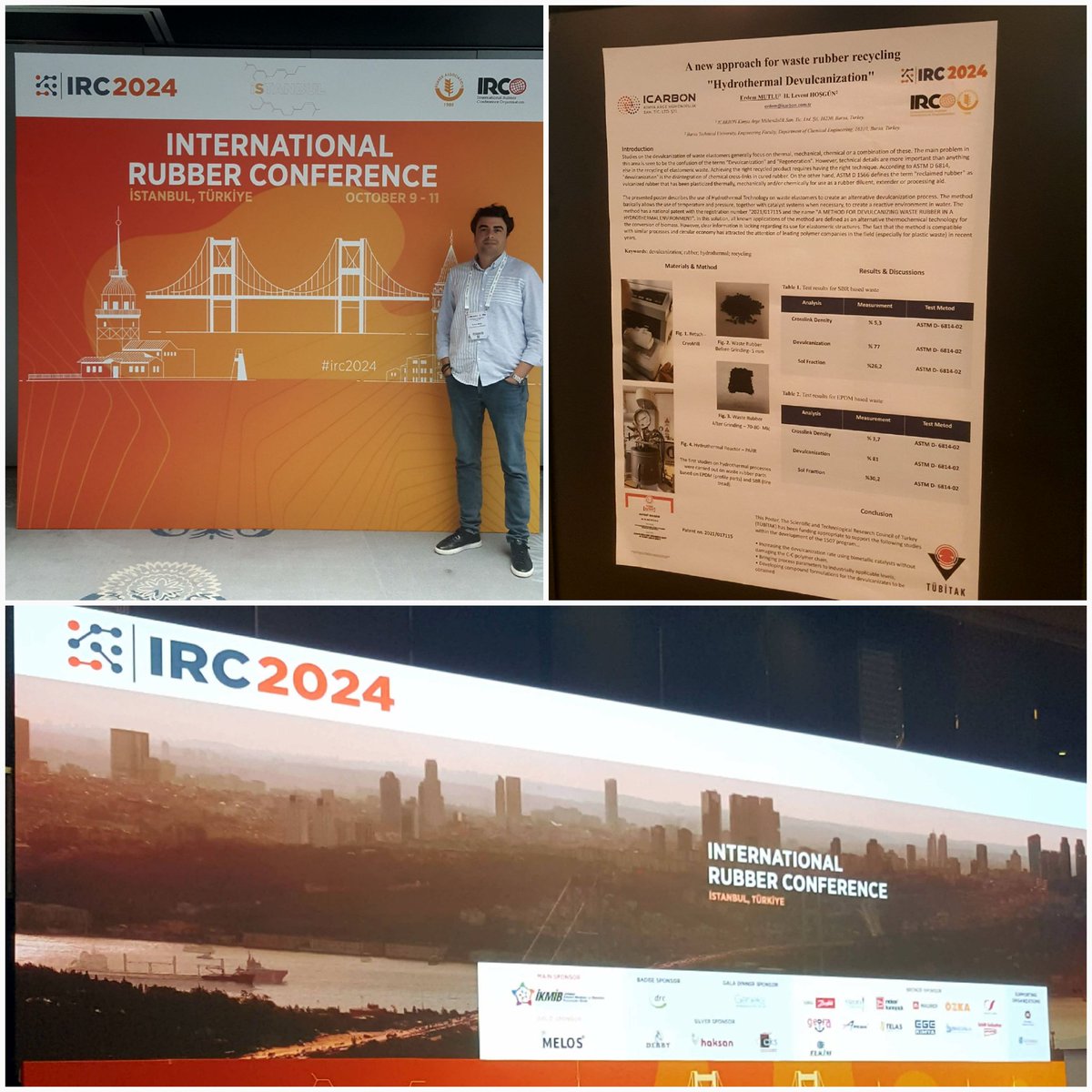 🚀IRC 2024'te olmaktan büyük mutluluk duyduk. #Kauçuk sektörünün uluslararası alanda ki en değerli etkinliğinde güncel ve geleceğin yeniliklerini alanın önde gelenleri ile tartışmaktan, #Icarbon'nun çalışmalarını sunmaktan ve yeni işbirlikleri geliştirmekten dolayı heyecanlıyız.
