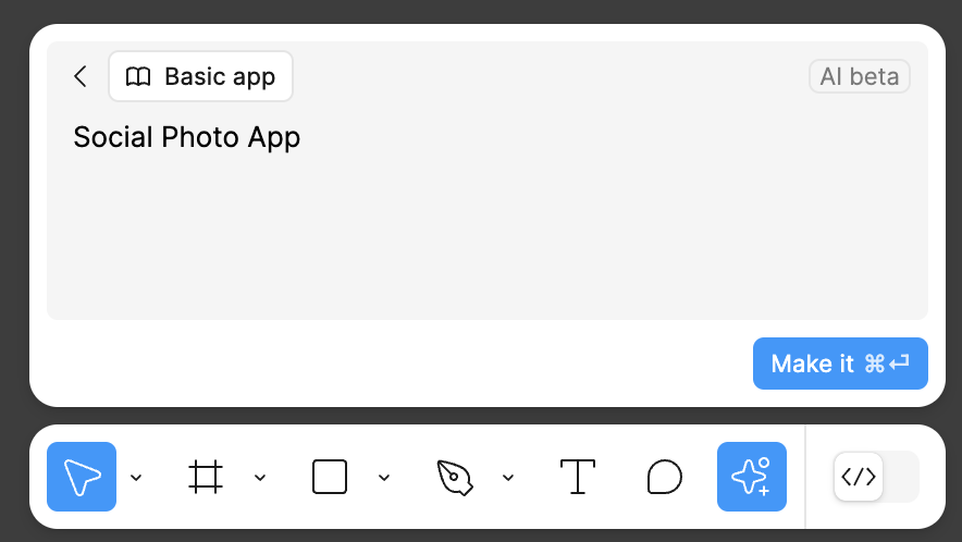 ThibautMelen's tweet image. tried #FigmaAI and gotta say, i’m pretty impressed. it’s still pretty basic in terms of design, but it works well! diagram&apos;s vibes