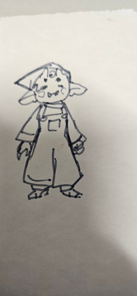 itasmolbean's tweet image. I call them skwibbles I'm so excited to digitalize them tbh! 
only two have names; skull guy is Foe and the one with horns called many things: Ebb/Ebe/Eve/B/V/eee, just a lil critter idk,