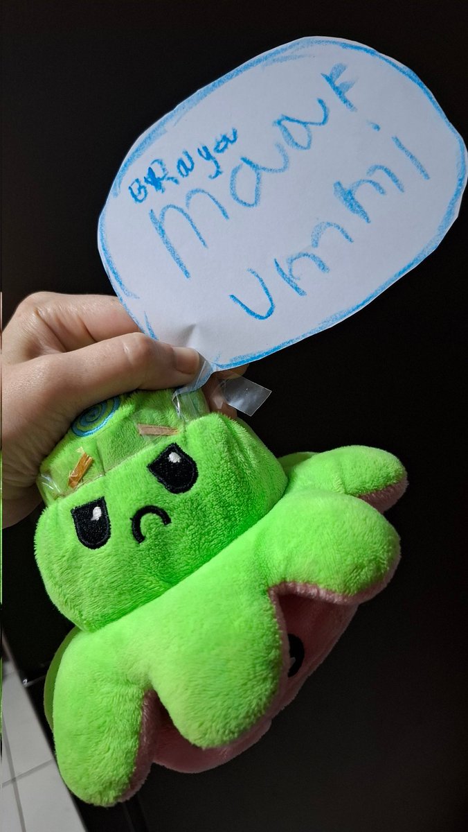 I'm so sorry thoo.. my honeybee, my precious ajwah.

#selfreminder #learningbydoing #myfirstbaby