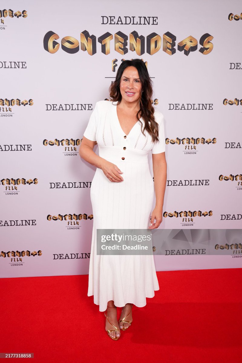 gasconposts's tweet photo. Karla Sofía Gascón at Deadline Contenders Film: London 2024. https://t.co/PjZyrIff4Z