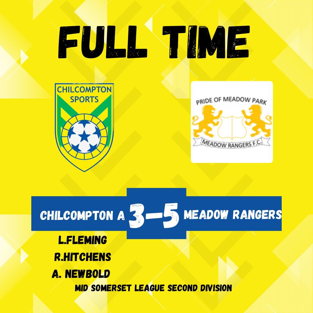 ChilcomptonRA's tweet photo. A solid first half performance from the boys cancelled out second half from a good meadow side. 
Our MOTM- @newby_newbold ⚽️🅰️
Dick of the day- @Wleggy7 
Best of luck for the rest of the season @FcMeadow https://t.co/KBoScjaGrU