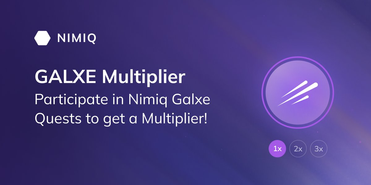 nimiq's tweet photo. Join Nimiq on @Galxe to win $USDC on @0xPolygon &amp; boost your chances at 200 Million $NIM in the Pre-Staking Campaign!

👉https://t.co/aHUuRdRpuw

@GalxeQuest has been instrumental in growing the Nimiq community, helping #Web3 users discover #Nimiq

New to #Galxe? Read on👇

🧵1/5 https://t.co/sQYLKoh1TB