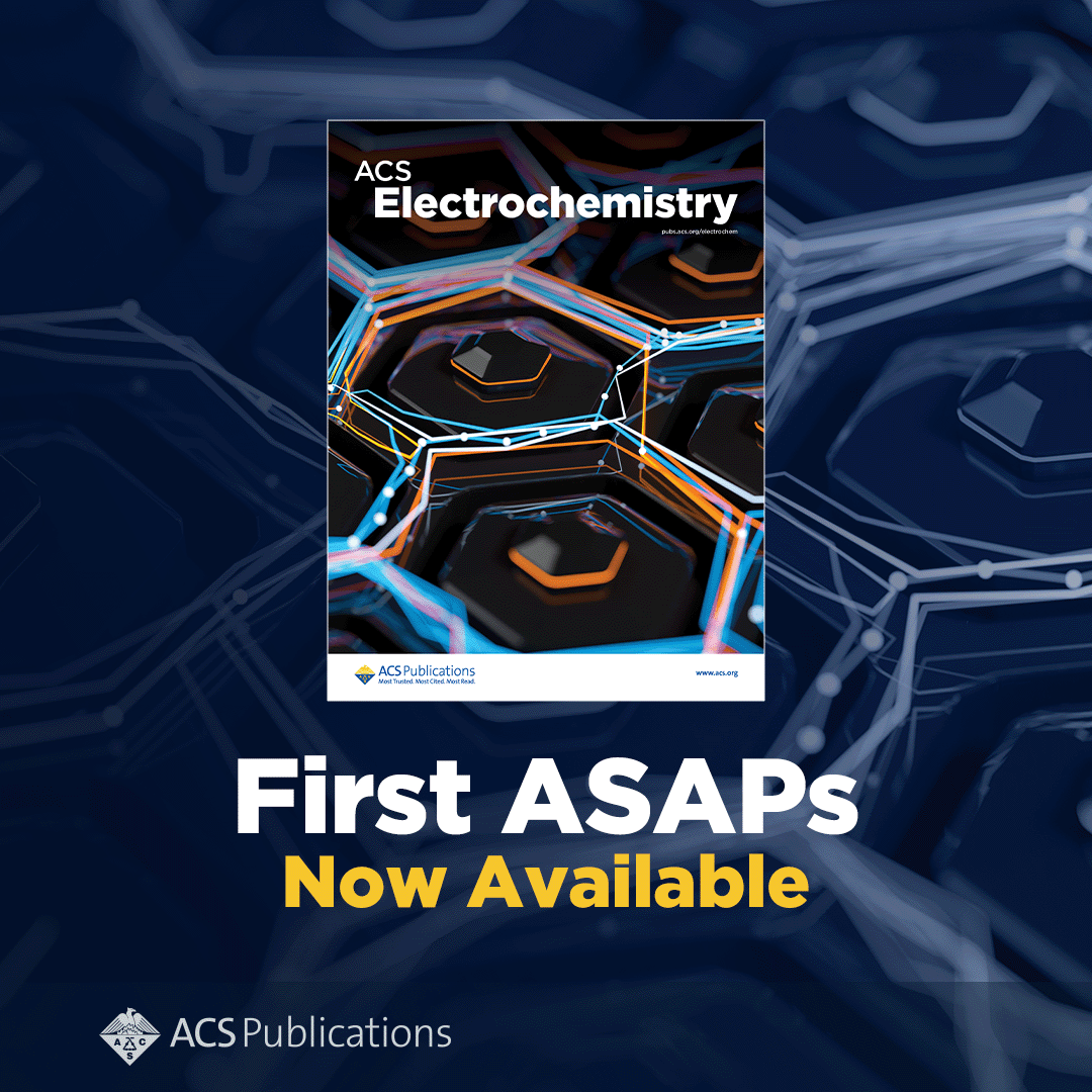 ACS Electrochemistry has published its first articles!

Led by Prof. Patrick Unwin, the journal provides a platform to demonstrate how electrochemistry research addresses global challenges.

Explore all of the articles here ➡️ go.acs.org/bdL