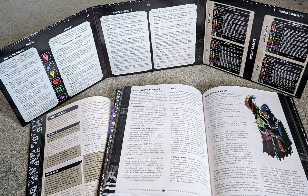 GeekPride1's tweet image. We are loving the gothic noir aesthetic to the Shiver roleplaying game by @GamesParable. It uses an intuitive and flexible rules system that enables stories to be told in a variety of settings and genres.