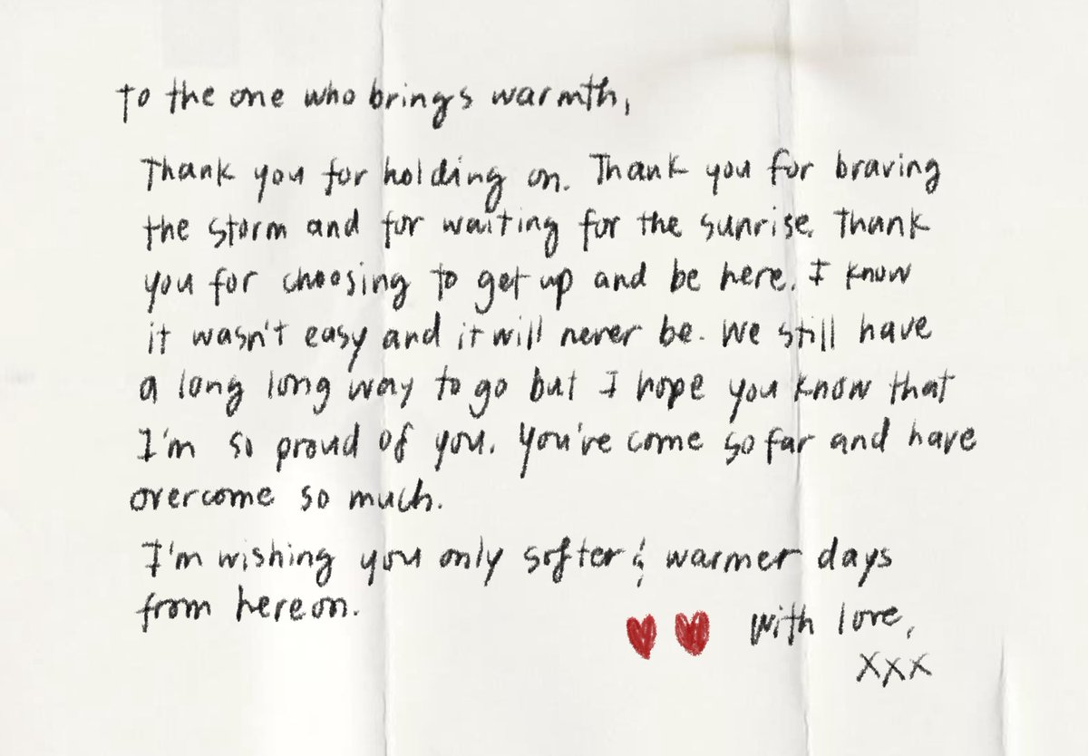 thank you for holding on 🤍