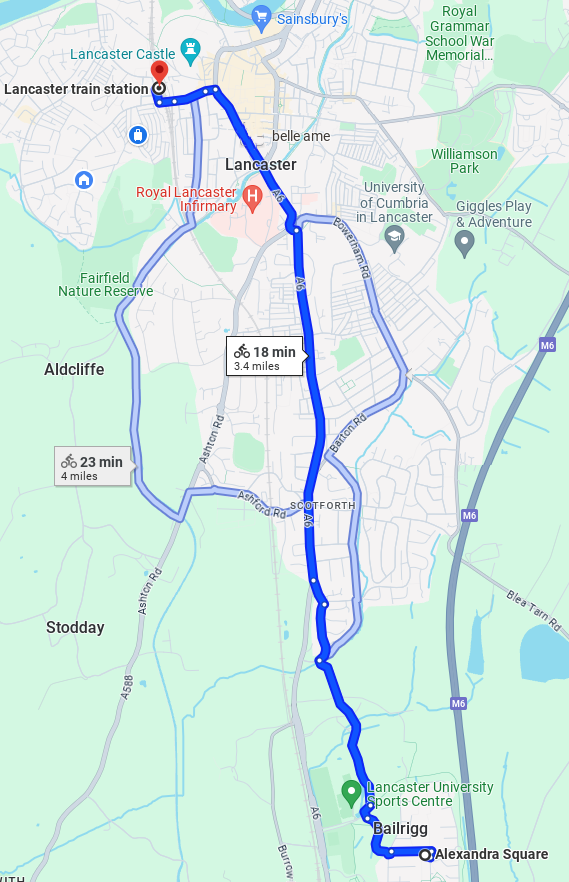 LancasterDynamo's tweet photo. There’s still time to sign the petition to @LancashireCC  for safe cycle routes on the A6 south.  Sign here - https://t.co/qQJ9OLw146 https://t.co/F4AA6sEzDq