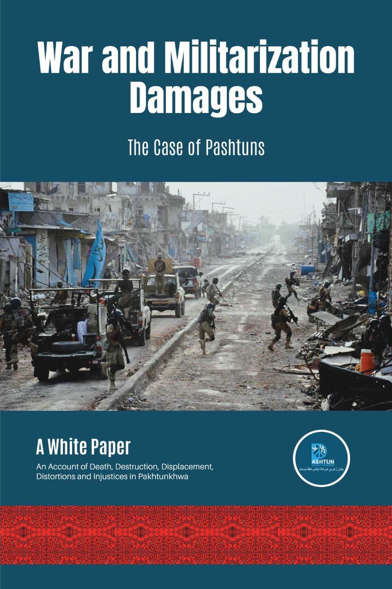 Pashtun Tahafuz Movement (PTM) Unveils White Paper on War Damages in Pakhtunkhwa
Peshawar, October 11, 2024 – The Pashtun Tahafuz Movement (PTM) has released a comprehensive research White Paper titled "War and Militarization Damages: The Case of Pashtuns," documenting the severe