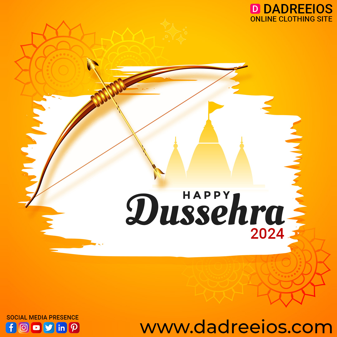 dadreeios's tweet photo. Dadreeios heartily wishes you...
Happy Dussehra 2024!๐
.
#HappyDusshera2024 #dadreeios #dadreeiosfashionclub #fashion #indianonlineclothingstore #Indian #Indian
.
Like | Subscribe | Share | comment https://t.co/kRMnaIWegW