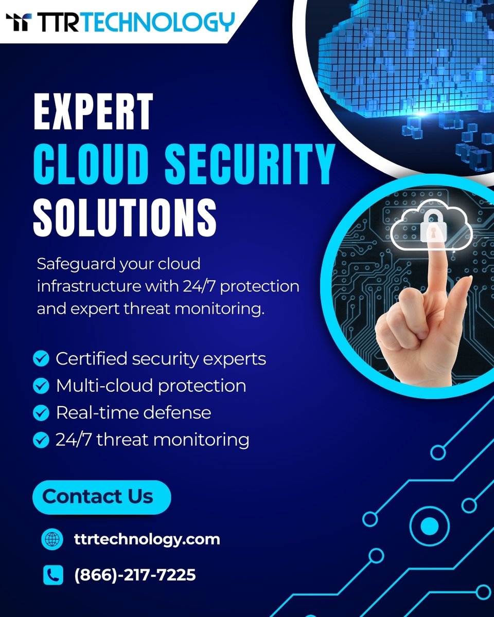 TTRTechnology01's tweet image. 𝐄𝐱𝐩𝐞𝐫𝐭 𝐂𝐥𝐨𝐮𝐝 𝐒𝐞𝐜𝐮𝐫𝐢𝐭𝐲 𝐒𝐨𝐥𝐮𝐭𝐢𝐨𝐧𝐬 𝐟𝐨𝐫 𝐘𝐨𝐮𝐫 𝐁𝐮𝐬𝐢𝐧𝐞𝐬𝐬! ☁️🔐

🚀𝐂𝐨𝐧𝐭𝐚𝐜𝐭 𝐔𝐒
📲(866)-217-7225
🌐ttrtechnology.com

#CloudSecuritySolutions #ThreatMonitoring #MultiCloudProtection #CyberDefense #TTRTechnology