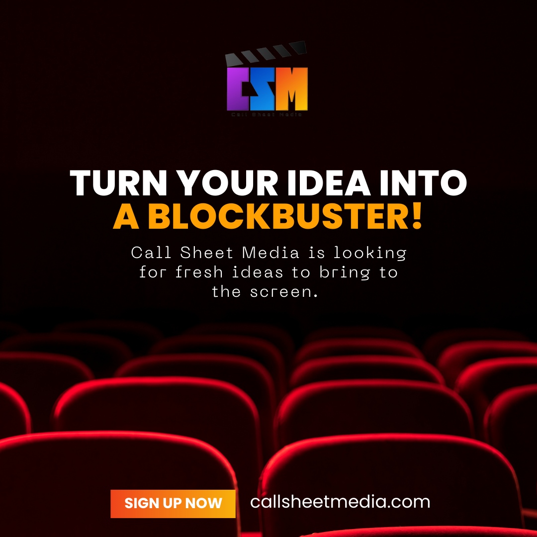 CallSheetMedia's tweet image. 🎬 Got a killer concept? Call Sheet Media is on the hunt for fresh ideas to bring to the screen.

Transform your idea into a blockbuster hit with our expert guidance. Apply now! 🌟

#BlockbusterIdeas #CallSheetMedia #ScreenSuccess

🌐 callsheetmedia.com

#CallSheetMedia #...