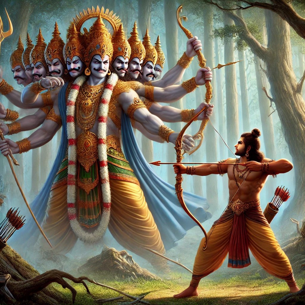 दोस्तों श्री राम ने रावण को कभी नहीं मारा था रावण को केवल उनके अहंकार ने मारा था।

बोलों सियावर रामचंद्र कि जय