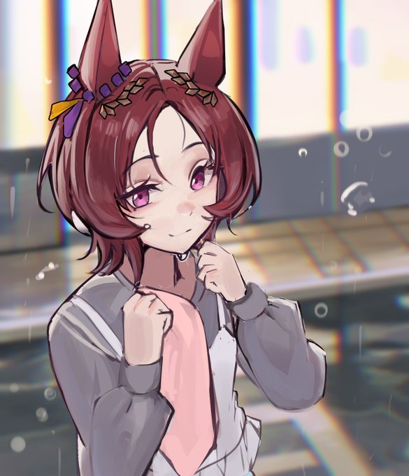 ついぼーっとしてしまった

「?、どうしたんですか?早くおうちまで帰りましょ」

雨に濡れた君があんまりにもきれいだから

「…むぅ…いきなりはずるいんじゃないですか?」

トレローレル 