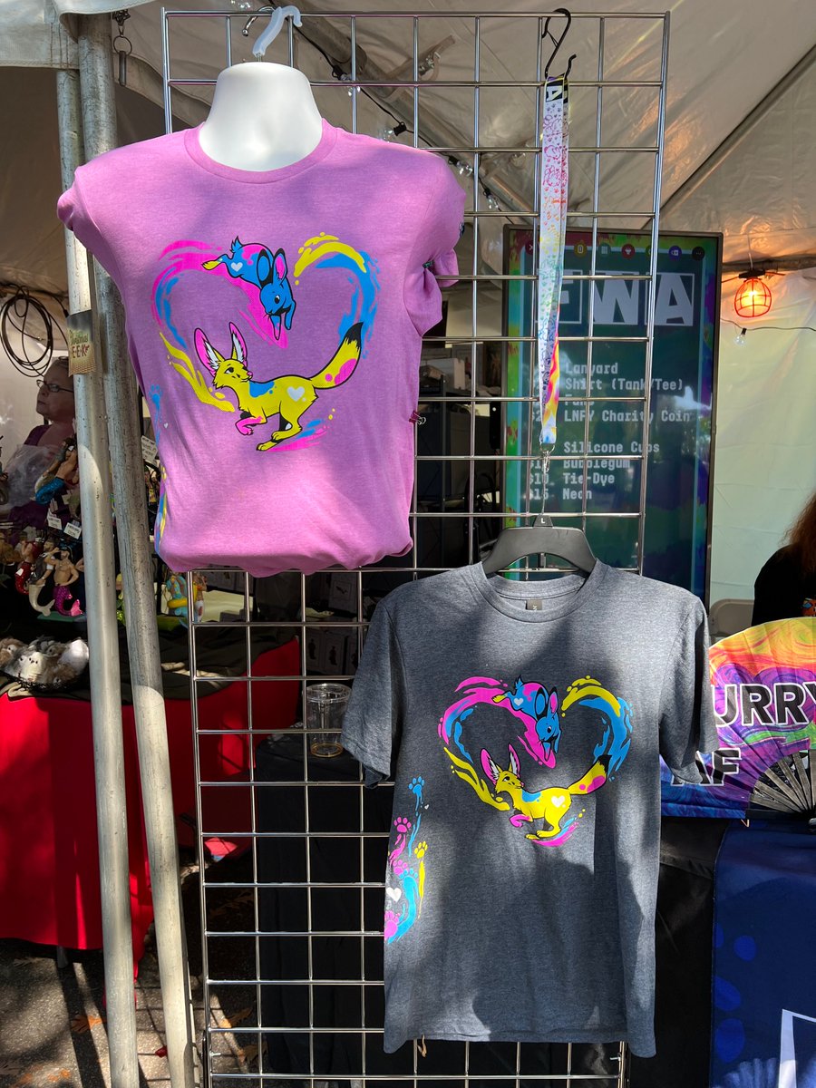 FurryWeekend's tweet photo. If you’re at #ATLPride come find us!! We’ve got new FWA merch for pride!! 

Our booth is just north of the lake! https://t.co/Rh5cgEykht