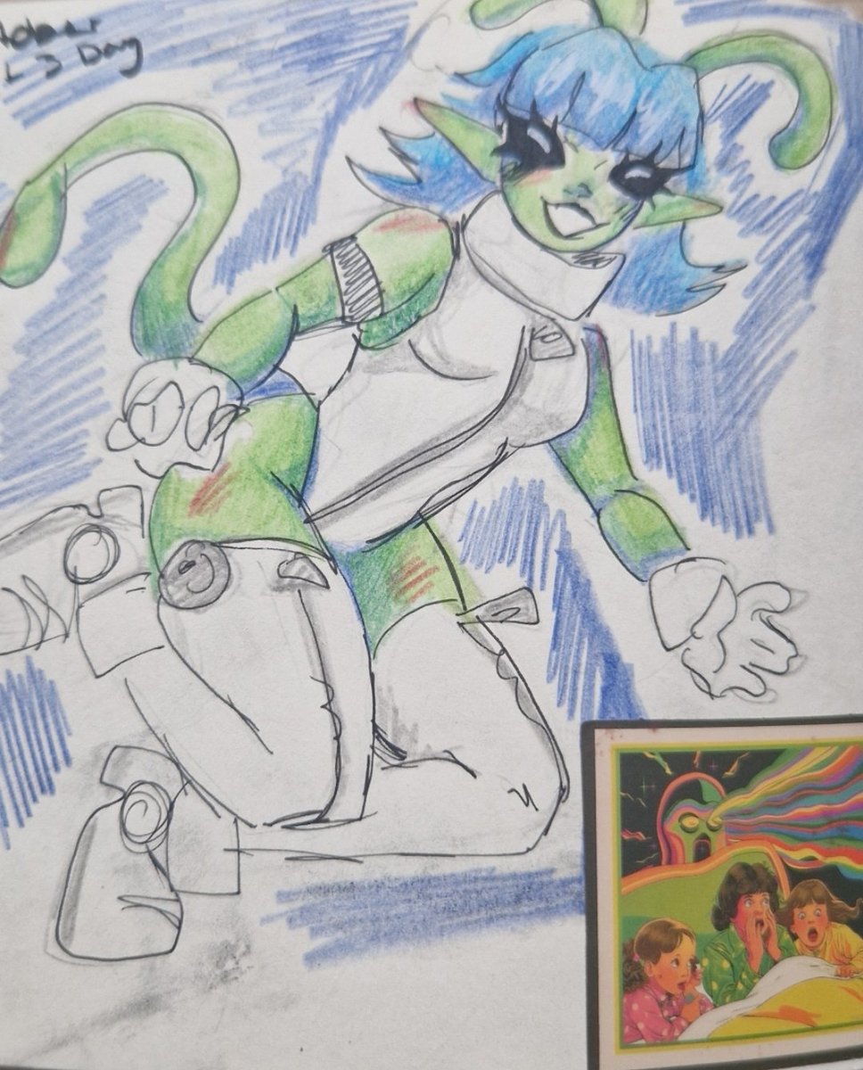 0moonmilk0's tweet photo. Alien!! They are an Alien π½ idk what else to say π RAA!!
#alien #oc #art #greenalien
#RAAA #ocartist https://t.co/dFoD6ZNwHN