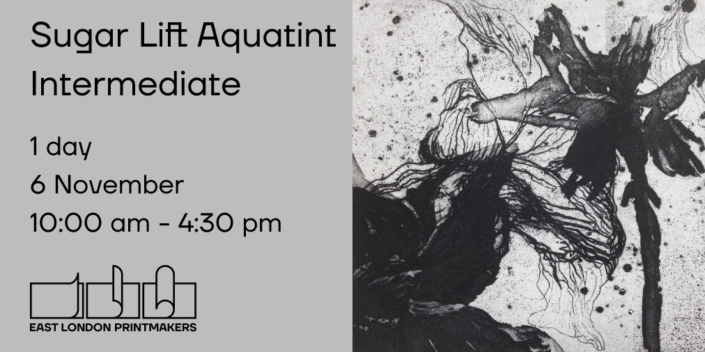 Interested in expanding your intaglio practice?  Our 1 day course, for those with etching experience, explores the different ways Sugarlift can be used to add texture, tone, a painterly, gestural quality or drips and other random marks.  Find out more: bit.ly/elpsugarlift