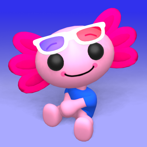 I would like to share another render of September The Axolotl.
#OriginalCharacter #OCArt #Blender3D #axolotl #cute #originalcharacterart #OC