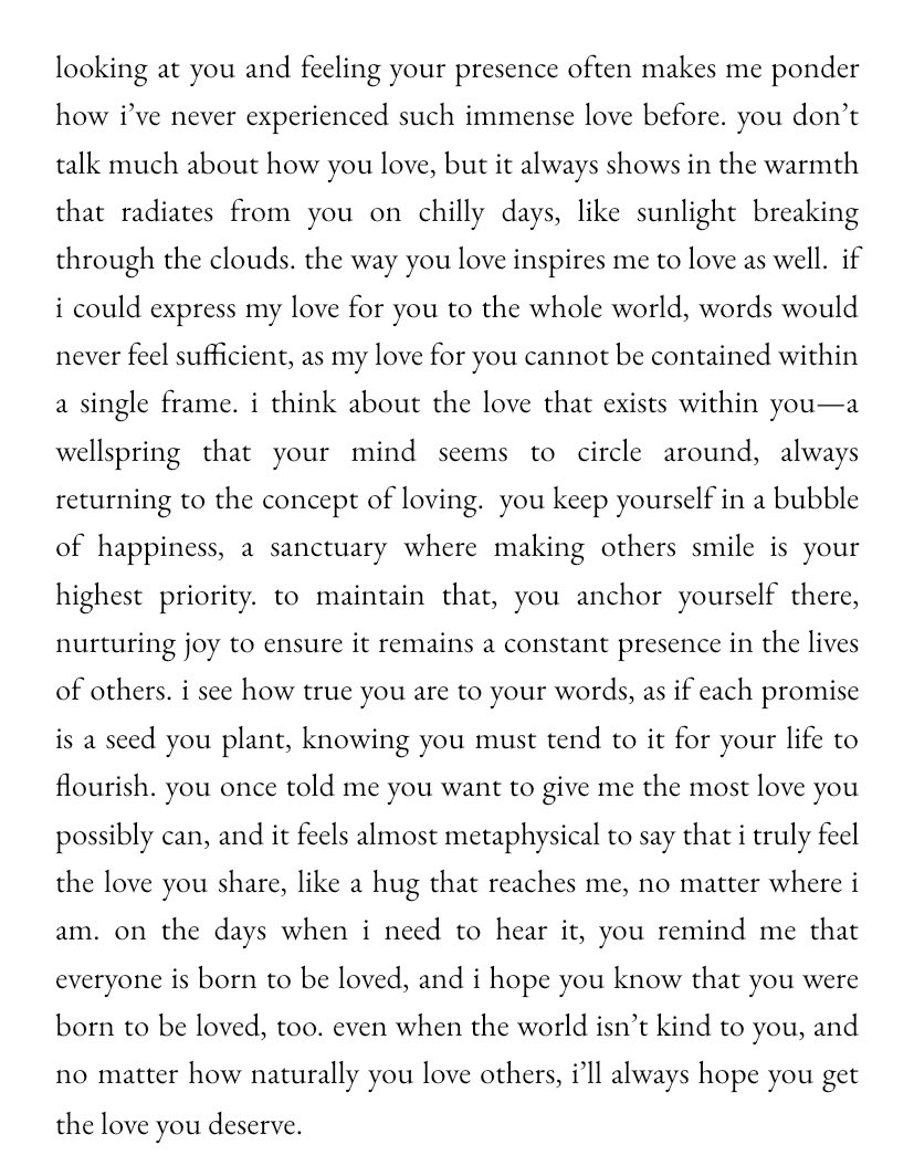 you were born to be loved too