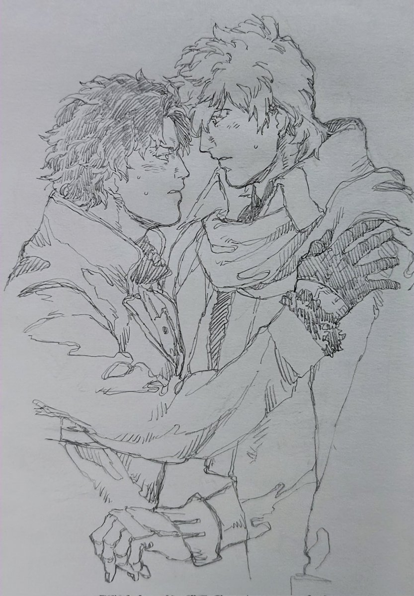 kski12669's tweet photo. 滾ったので描かずにはおれんかった彼コートなバソパー！ていうかバソさんの手袋たまらんね…(服は難しいけども) https://t.co/uogZrMtqSz