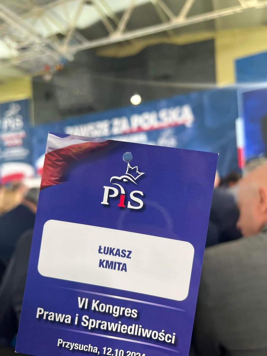 Lukasz_Kmita's tweet photo. ⚪️🔴ZAWSZE Z POLSKĄ - VI Kongres Prawo i Sprawiedliwość @pisorgpl - Przysucha 12.10.2024 r.
Miło Was widzieć✌️
#ZawszeZaPolską #zaPraworządnością #zaSprawiedliwością #zaSolidarnością #ZaRozwojem #zaBezpieczeństwem #zaWolnością #zaZmianą #zaPiS #ŁukaszKmita https://t.co/ZunEnhG6hv