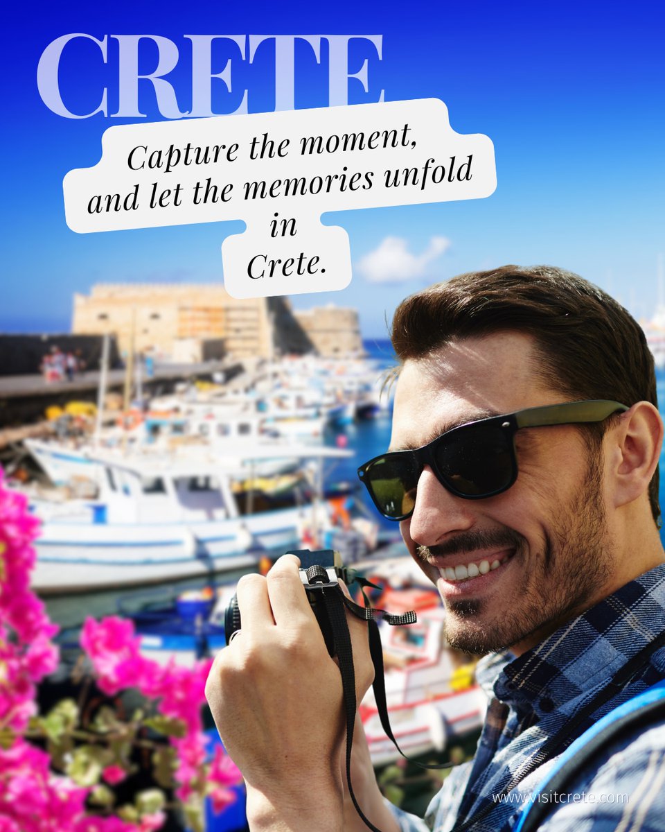 Capture the moment, and let the memories unfold in Crete. 📸

#VisitCrete #Crete #CreteSpirit