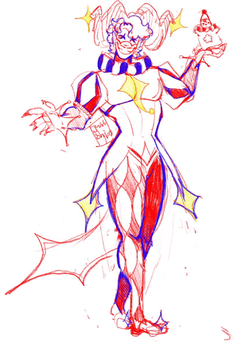 _Disc0_nnected's tweet photo. New Jester oc?!?!? I mean… it’s #spookymonth I kinda had to. Hihi https://t.co/1g6xYuLJGy