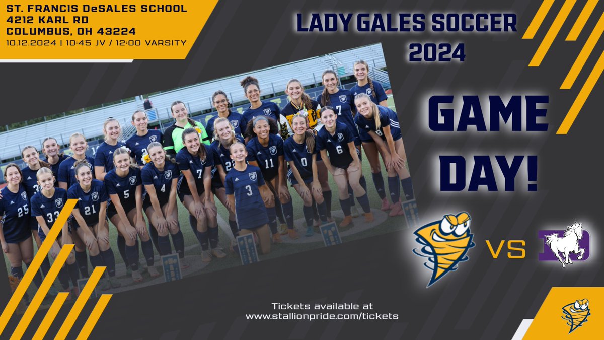 Join us today for the last regular season game for our Lady Gales!  The Gales will be taking on the Stallions at St. Francis DeSales High School starting at 10:45 for JV and 12:00 for Varsity!
#GoLadyGales