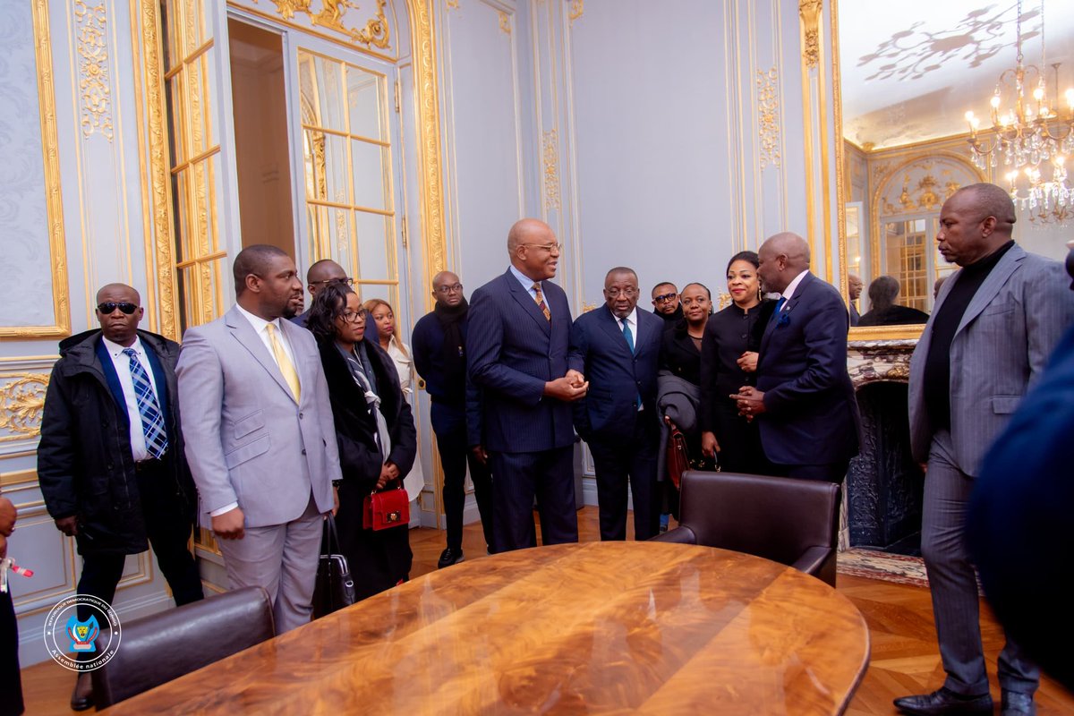 Le Président de l'<a href="/AssembleeNatRDC/">Assemblée nationale 🇨🇩</a>, Hon. <a href="/VitalKamerhe1/">Vital Kamerhe</a> a visité l'<a href="/AmbassadeRDCFR/">Ambassade RDC France</a>, à Paris.

Bâtiment nouvellement réhabilité grâce à l'appui du Président de la République <a href="/fatshi13/">Félix A. Tshisekedi</a>. ce bâtiment rayonne de nouveau grâce à sa nouvelle image.