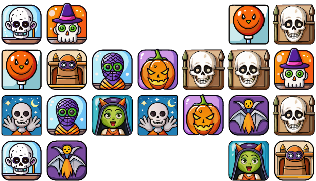 LotsofFunGames's tweet photo. Get into the Halloween spirit with Spooky Link! 🎃🕸️ Connect matching spooky tiles and clear the board. Ready for a spooky challenge? #SpookyLink #HalloweenGames #PuzzleFun #TileMatching
Play here: https://t.co/s3J0ElUXMI https://t.co/RH6HGgHnHp