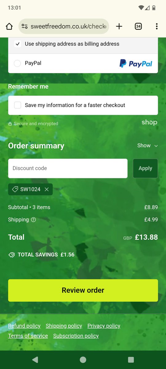 ScientistM4tt's tweet photo. @SlimmingWorld any reason you are falsely advertising a 15% discount code with sweet freedom UK in your magazine that actually gives a 7.1% INCREASE in price? @WalesTS @TradeStandards #ScamAlert #greed #ConsumerRights https://t.co/HNVZmf4syJ