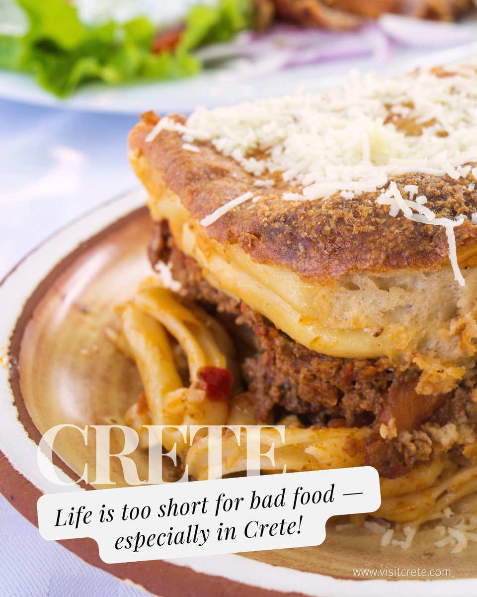 Life is too short for bad food—especially in Crete! 😋

#VisitCrete #Crete #CretanCulture #CretanCuisine
